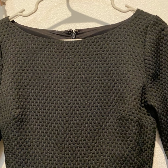 J Crew Black 3/4 Sleeve Dress 🌿 Size 2 C9 - Picture 3 of 8